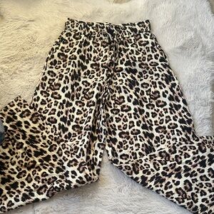 Zara Kids Leopard Print Casual Bottoms
